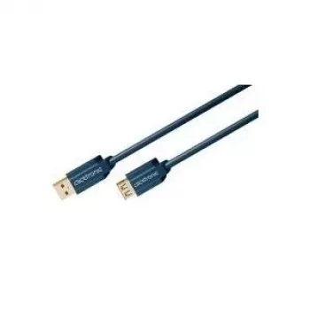 Cavo USB ClickTronic 3 m USB 3.0 A/A m/f 3 m USB A USB A blu (70120)