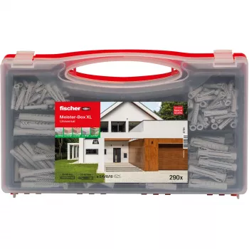 fischer 577159 Meister-Box XL scatola assortimento tasselli 290 pezzi (577159)