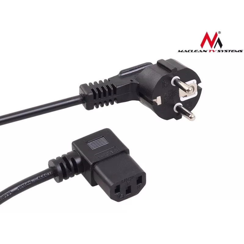 Cavo di alimentazione angolare con spina a 3 poli 3M MCTV EU-803