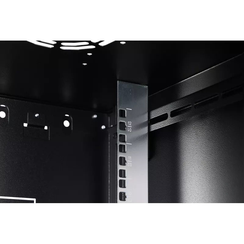 Armadio di rete a parete DIGITUS Dynamic-N DN-37111 — 12U, 600 x 600 mm, IP20, serratura a chiave