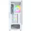 Case PC Montech X5 Midi Tower bianco ATX 3 ventole da 140 mm