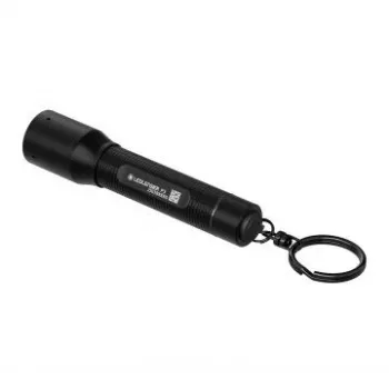 Torcia portachiavi Ledlenser P3 nero — torcia LED compatta in alluminio, AAA, fino a 130 lm, IP54, 3 livelli di potenza