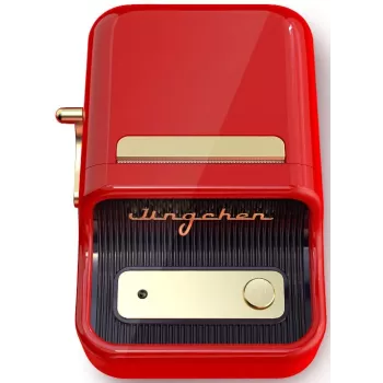 Etichettatrice NIIMBOT B21S rossa — stampante termica Bluetooth compatta, larghezza di stampa 50 mm, 60 mm/s, batteria ricaricabile 1200 mAh