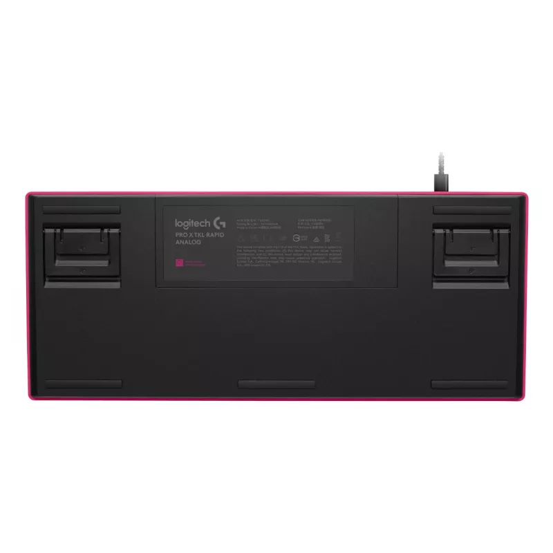 Tastiera da gaming Logitech G 920-013249 USB AZERTY francese rosa tenkeyless