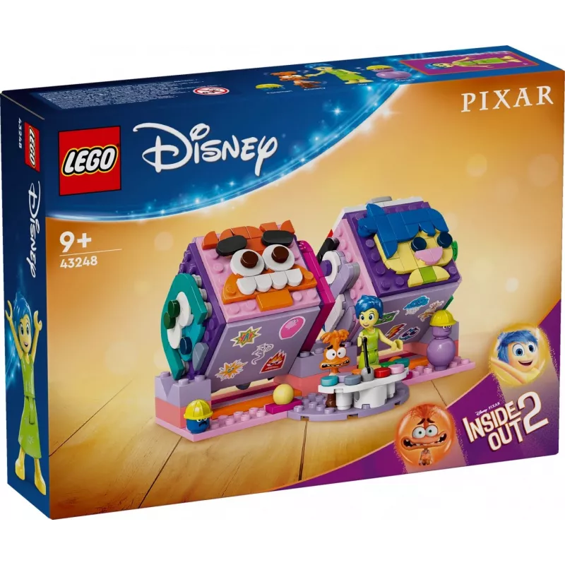 Giocattolo da costruzione LEGO Disney Pixar Inside Out 2 set cubi delle emozioni 43248