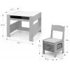 Set mobili per bambini Milly Mally Sven grigio 5489 — set compatto in grigio