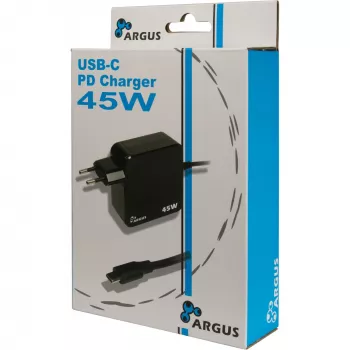 Caricabatterie Inter-Tech PD-2045 universale nero AC per interni 20V USB-C