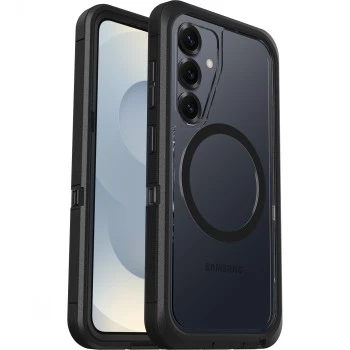 OtterBox Defender XT Clear Magnets per Samsung Galaxy S25 trasparente/nero pellicola protettiva in vetro temperato