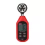 Anemometro palmare Unit UT363 — misurazione di velocità del vento e temperatura, strumento portatile compatto