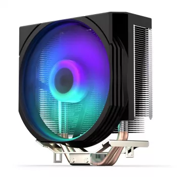 ENDORFY Spartan 5 ARGB, dissipatore CPU, ventola Fluctus 120mm ARGB integrata, illuminazione LED ARGB luminosa, compatibile con AM5, AM4, LGA1700, LGA1200,
