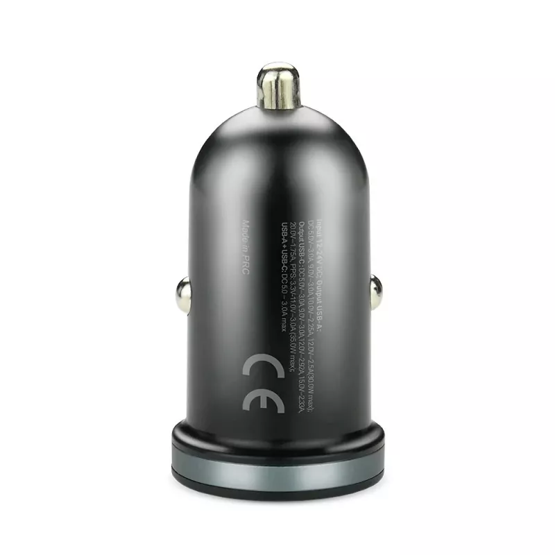Caricabatterie da auto everActive CC-30Q QC3.0 35W – 1x USB-A, 1x USB-C, ricarica rapida
