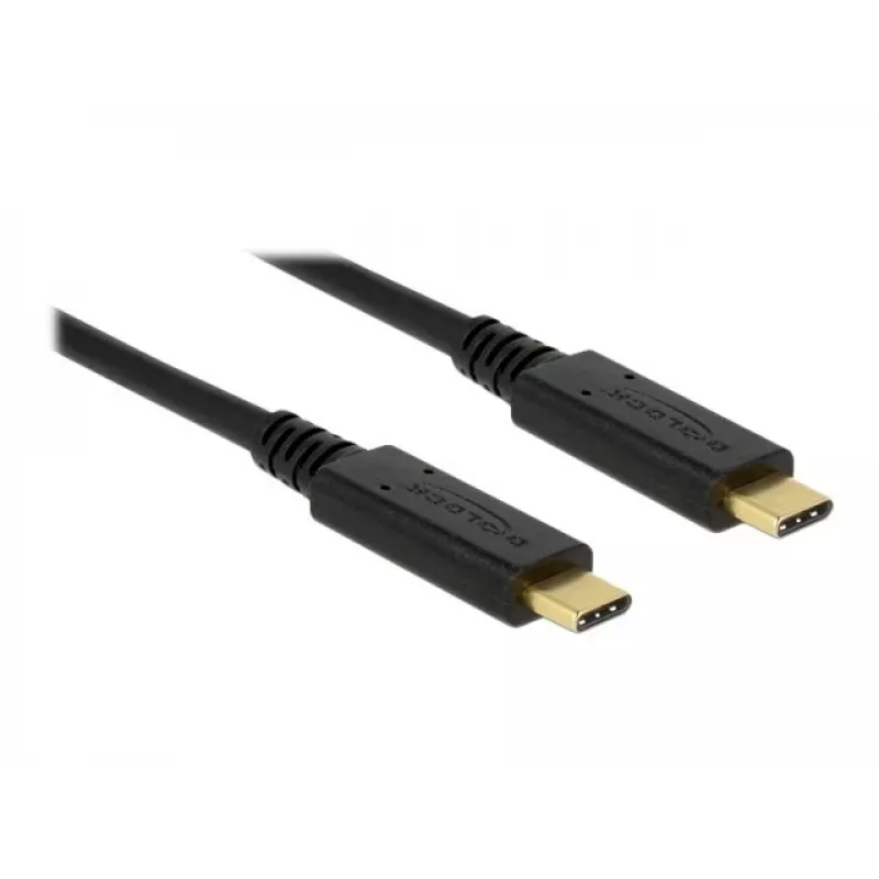 Cavo USB DeLOCK 83668 USB 3.2 Gen 1 2m USB C nero