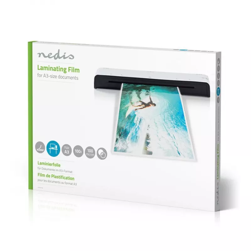 Nedis LAMIA3AT100 Pellicola per plastificazione
