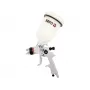Pistola a spruzzo per vernici a pressione YATO YT-2341, bicchiere in acciaio inox 0,6 L, flusso d'aria 410 l/min, aria compressa