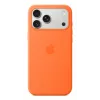 Custodia in silicone Apple iPhone 17 Pro Max compatibile MagSafe arancione