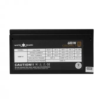 Alimentatore White Shark GPSU-B600S Colonel-3 600W