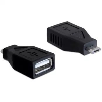 DeLOCK - adattatore USB - USB Type-A, 4 poli (femmina) - Micro-USB Type-B 5 poli (maschio) (65296)