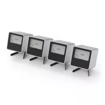 Dial Controller Streacom VU1-Dial argento USB Type-C — manopola per ventole di sistema, controllo RGB e audio