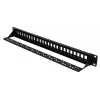 Patch panel Extralink 24 porte U/UTP (UTP) modulare, 1U, nero, larghezza 482,6 mm