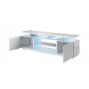 Mobile TV EVA 180x40x56 bianco/bianco lucido