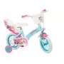 Bicicletta per bambini Toimsa 1297 con ruote in schiuma da 12 pollici, 4 ruote, cestino, copricatena, parafanghi — My Little Pony