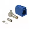 DeLOCK 89715 connettore FAKRA C femmina a 90° per crimpatura, blu segnale