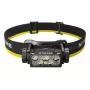 Torcia frontale Nitecore HC60 UHE con batteria ricaricabile 4000 mAh, 6-LED, impermeabile, resistente agli urti, nero/giallo