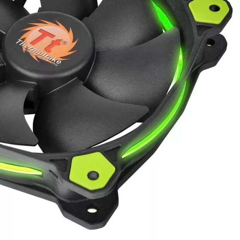 Ventola Thermaltake Riing 14 CL-F039-PL14GR-A 14 cm Nero Verde