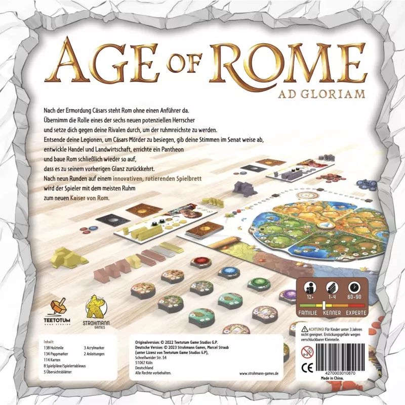 Age of Rome, gioco da tavolo