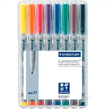 Pennarello Staedtler 315 WP8 nero blu marrone verde arancione rosso viola giallo