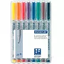 Pennarello Staedtler 315 WP8 nero blu marrone verde arancione rosso viola giallo