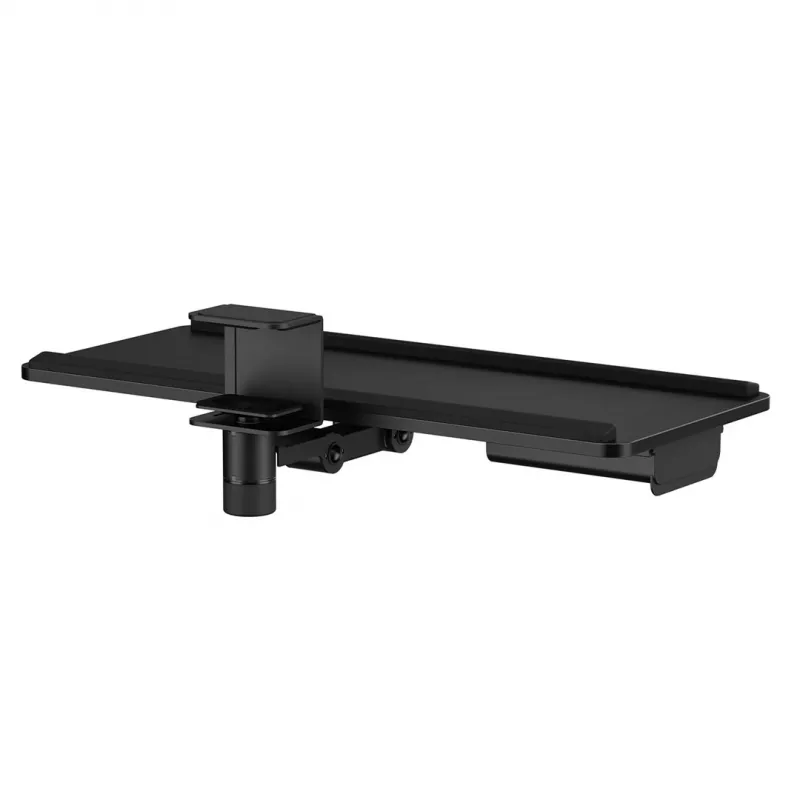 Supporto per tastiera sottoscrivania Maclean, carico max. 5 kg, regolabile in orizzontale e verticale, nero, MC-108 B