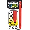 Set didattico Montessori penna scuola di scrittura con 18 tavole