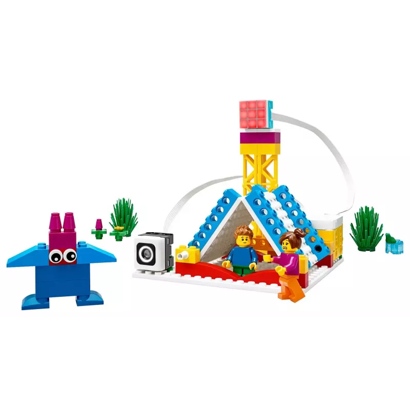 LEGO Education SPIKE Essential Set A+ 45345 – kit di robotica educativa e programmazione, 449 elementi, da 6 anni