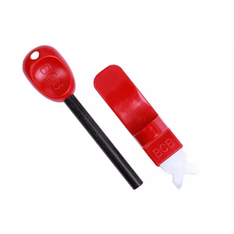 Bussola da sopravvivenza BCB CN340 — bussola compatta con quadrante luminoso, impugnatura in plastica, 110 mm, 47 g, rossa