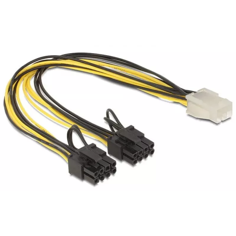 Cavo di alimentazione interno DeLOCK 83433 0,3 m PCI-E 6+2 Pin 6-Pin