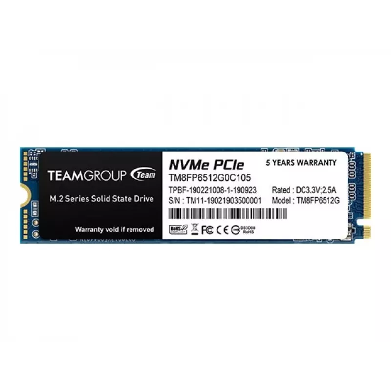 SSD Team Group 512 GB M.2 PCI Express 3.0 NVMe MP33