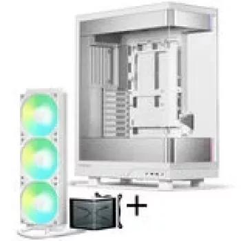 PHANTEKS Evolv X2 + TRYX PANORAMA SE ARGB raffreddamento a liquido completo - bianco, 360 mm