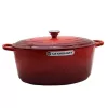 Le Creuset Signature brasiera ovale rosso ciliegia 40cm