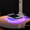 Lampada da tavolo Hawk HW-LAMP03 bianco RGB — lampada da scrivania LED regolabile con illuminazione RGB