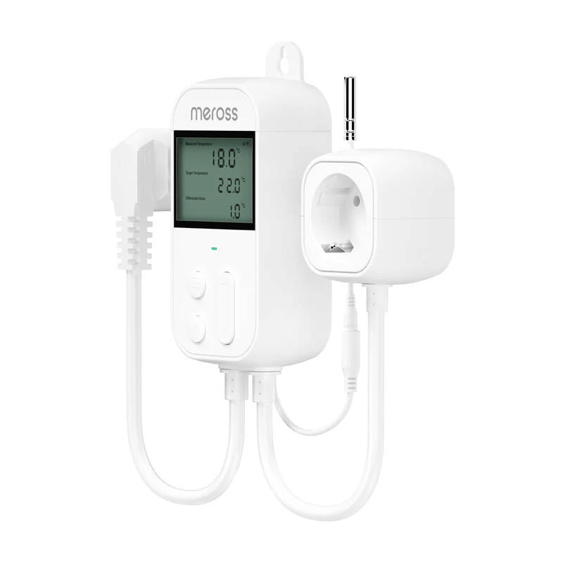 Termostato digitale Meross MTS960HK bianco LCD AC 16A