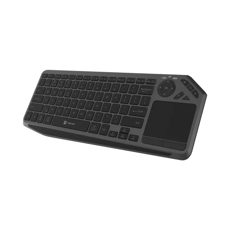 Natec Turbot 2 | Tastiera | Wireless | US | Bluetooth | nero/grigio