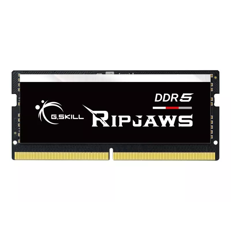 SO-DIMM 32 GB DDR5-5600, memoria RAM nera, F5-5600S4645A32GX1-RS, Ripjaws , INTEL XMP