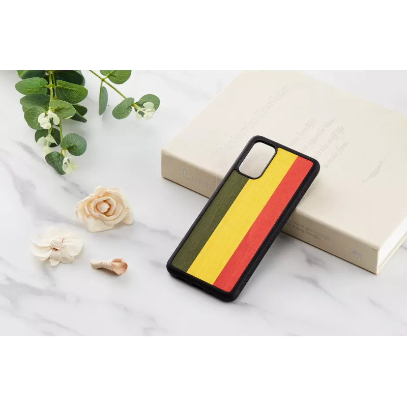 Custodia protettiva Man and Wood Galaxy S20+ reggae nero