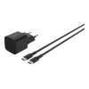 Caricabatterie AC da interno Belkin BoostCharge 25 W USB-C PD/PPS, cavo 1 m, nero - per console di gioco, smartphone, tablet