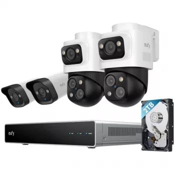 EUFY NVR sistema di sicurezza S4 Bullet-PTZ+ telecamera Bullet (E8E00323)