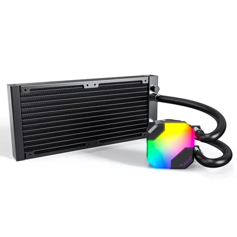 Dissipatore CPU liquido all-in-one Montech Hyper Flow ARGB 240 mm, nero