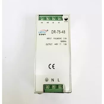 Alimentatore extra digital DIN-75-48 48V 1,6A adattatore switching per guida DIN