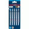 Bosch 2 608 900 551 Lama per seghetto alternativo/da traforo/seghetto alternativo lama per seghetto alternativo legno acciaio al carbonio (HCS) 5 pezzi