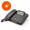 Gigaset DL380 telefono con filo, nero